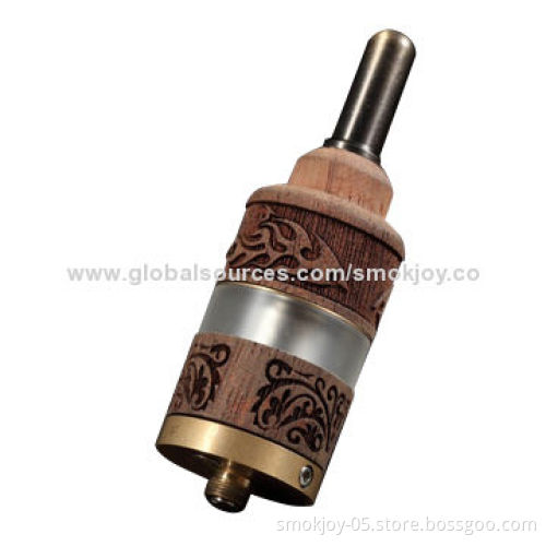 Smokjoy Wooden N Fire LA3/4 E Cigarette Atomizer with 2.5mL Volume, 2.1 Ohms Resistance